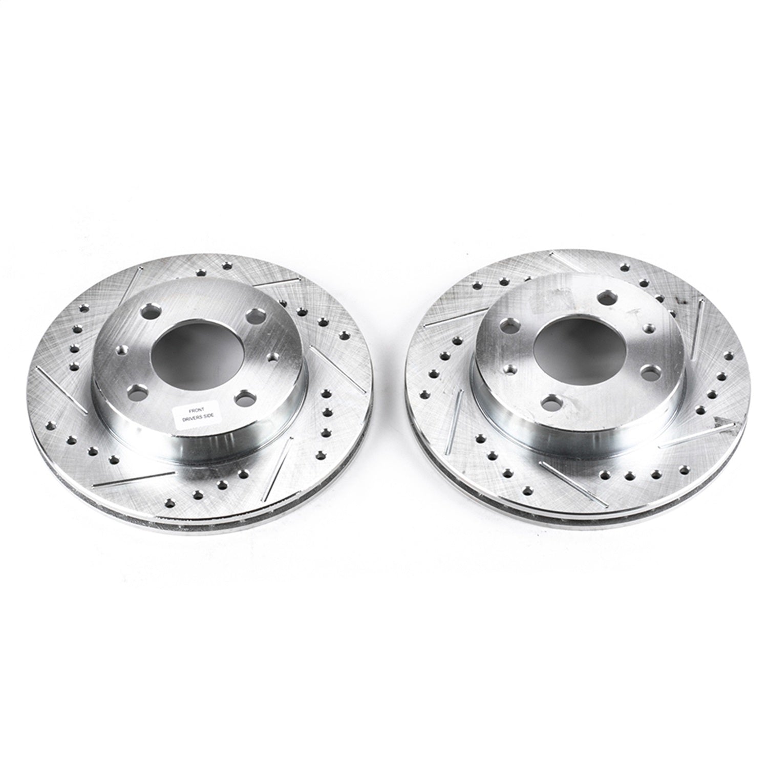 PowerStop Drilled & Slotted Front Rotors | Nissan 200SX (95-98) (JBR753XPR)