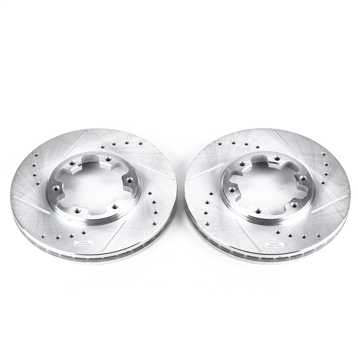 PowerStop Drilled & Slotted Front Rotors | Nissan Frontier (03-04) (JBR756XPR)