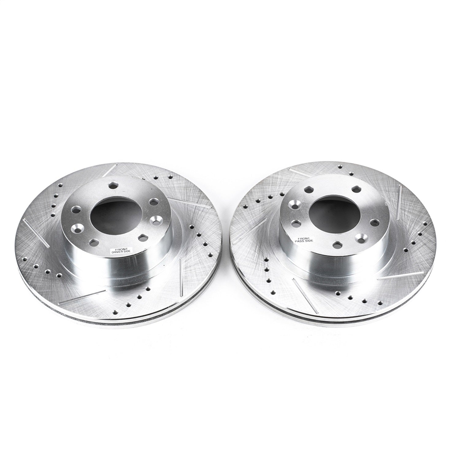 PowerStop Drilled & Slotted Front Rotors | Mazda RX-7 (93-95) (JBR760XPR)
