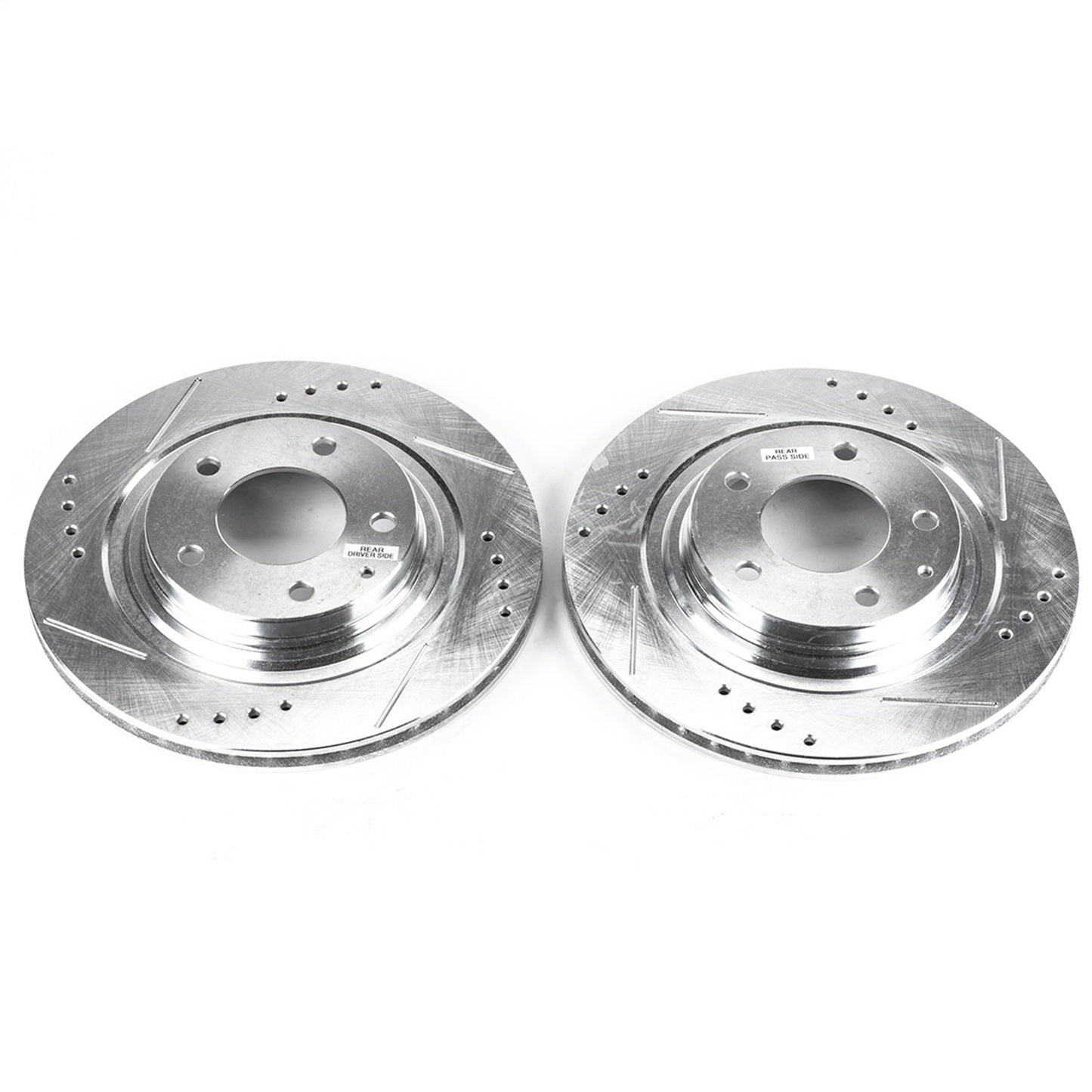PowerStop Rear Evolution Drilled & Slotted Rotors - Pair | Mazda RX-7 (93-95) (JBR761XPR)