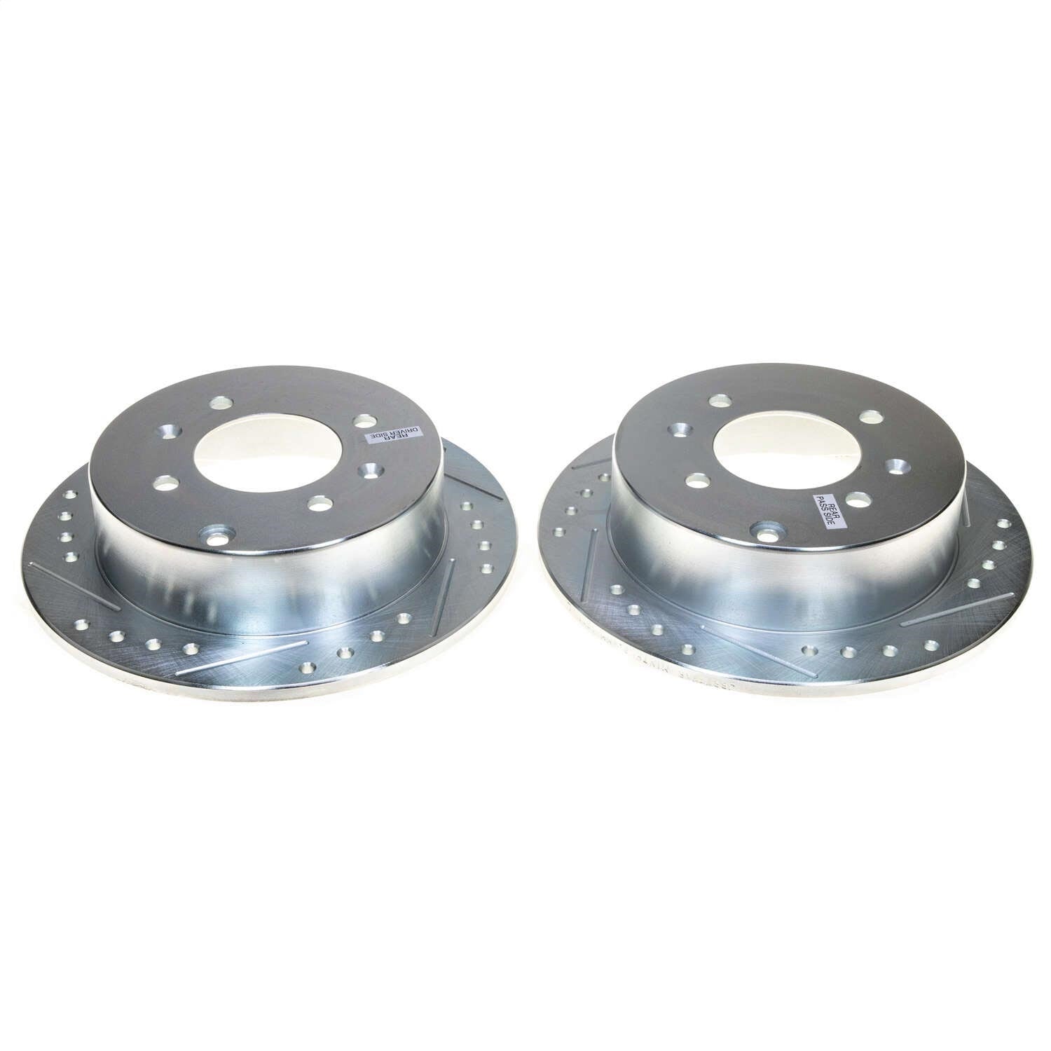 PowerStop Drilled & Slotted Rear Rotor Pair | Kia Optima (01-05) (JBR777XPR)