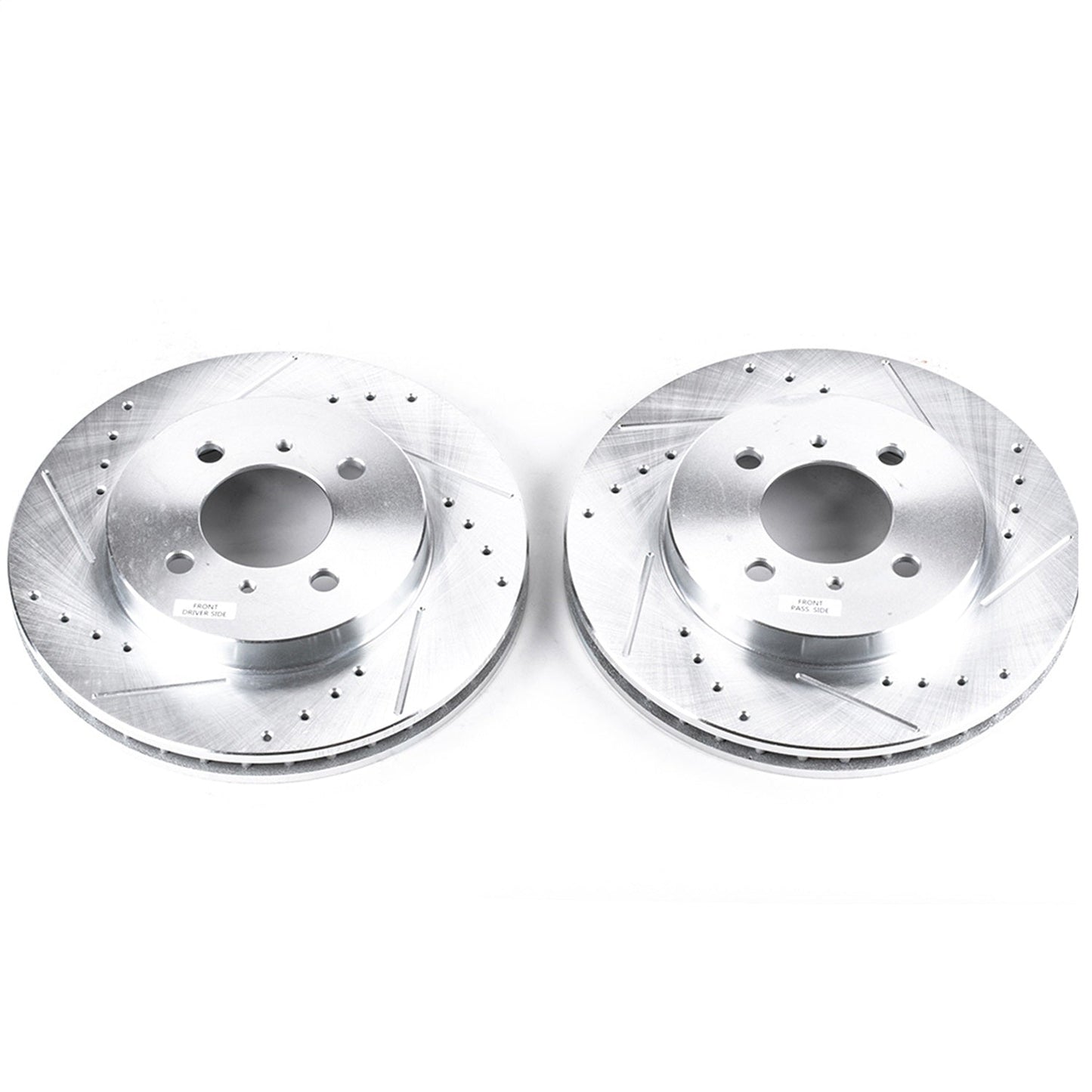 PowerStop Drilled & Slotted Front Rotors | Mitsubishi Lancer Evolution (02-07) (JBR779XPR)