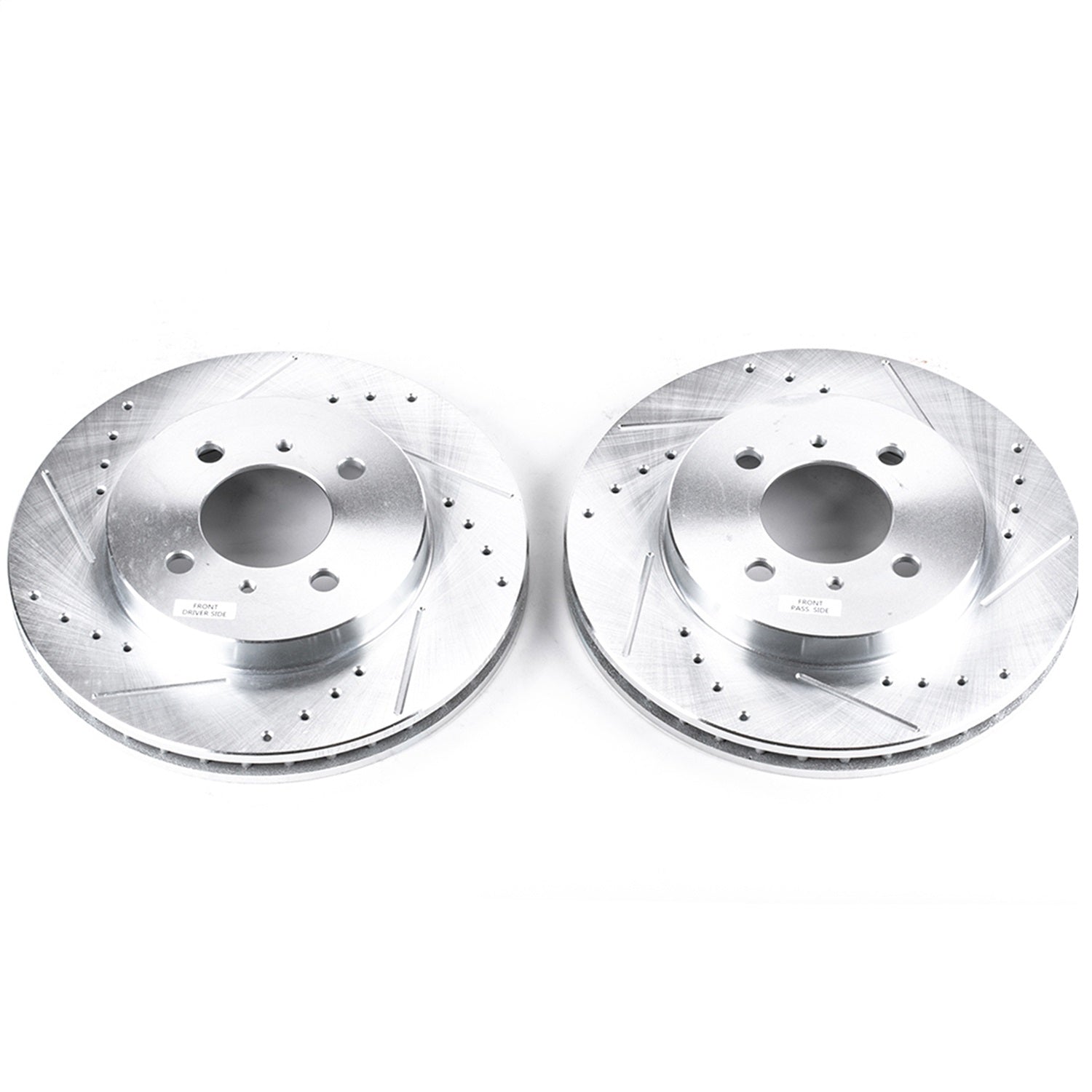 PowerStop Drilled & Slotted Front Rotors | Mitsubishi Lancer Evolution (02-07) (JBR779XPR)