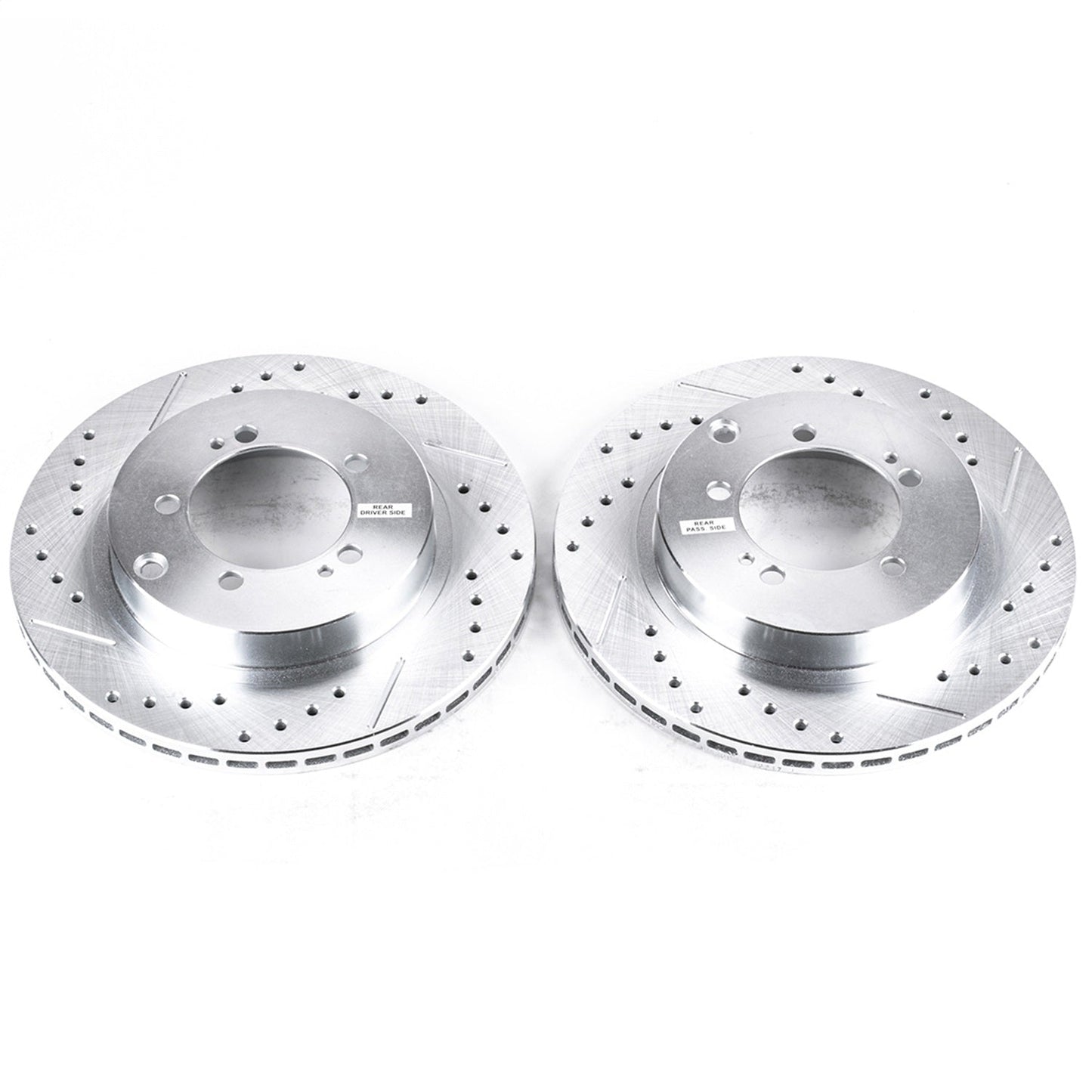 PowerStop Drilled & Slotted Rear Rotors | Dodge Stealth (94-96) (JBR786XPR)