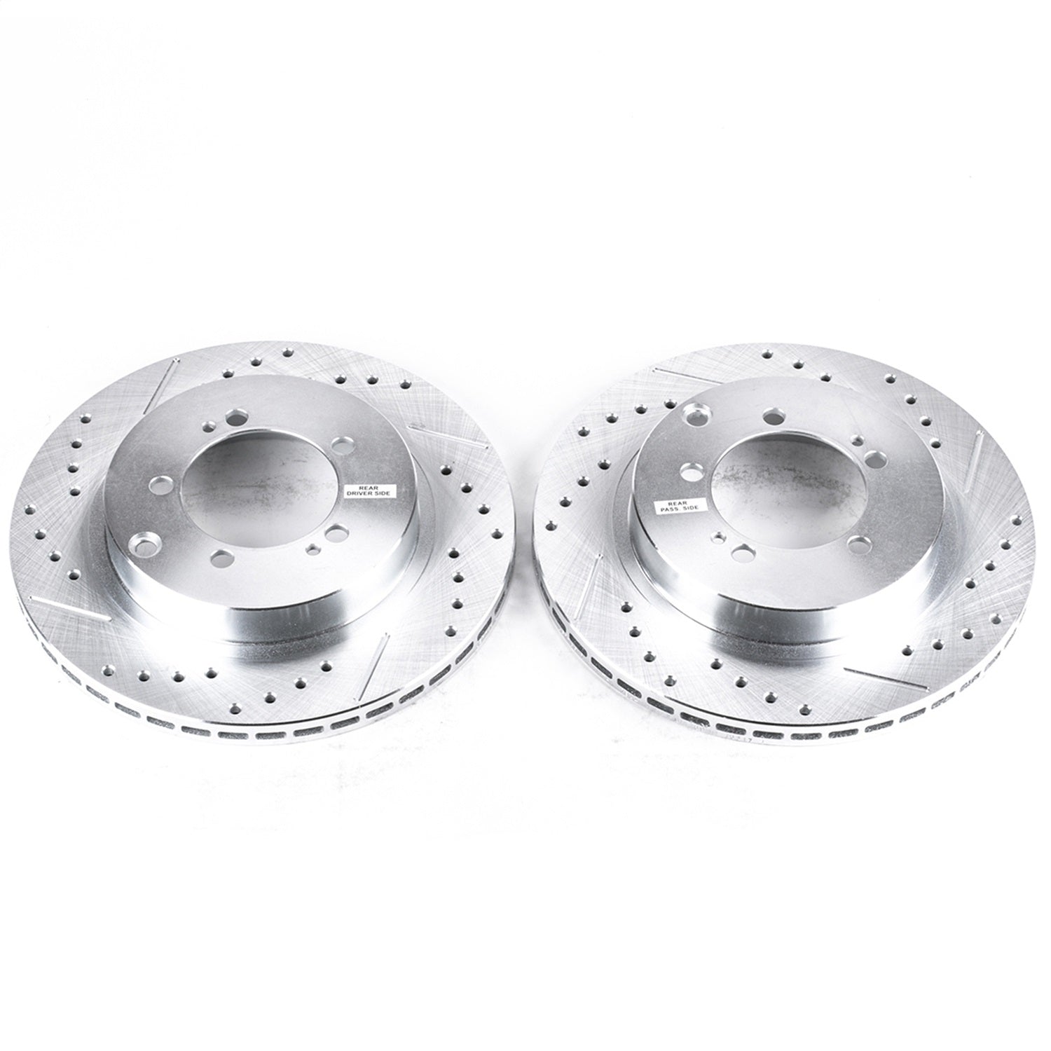 PowerStop Drilled & Slotted Rear Rotors | Dodge Stealth (94-96) (JBR786XPR)