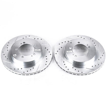 PowerStop Drilled & Slotted Rear Rotors | Dodge Stealth (94-96) (JBR786XPR)