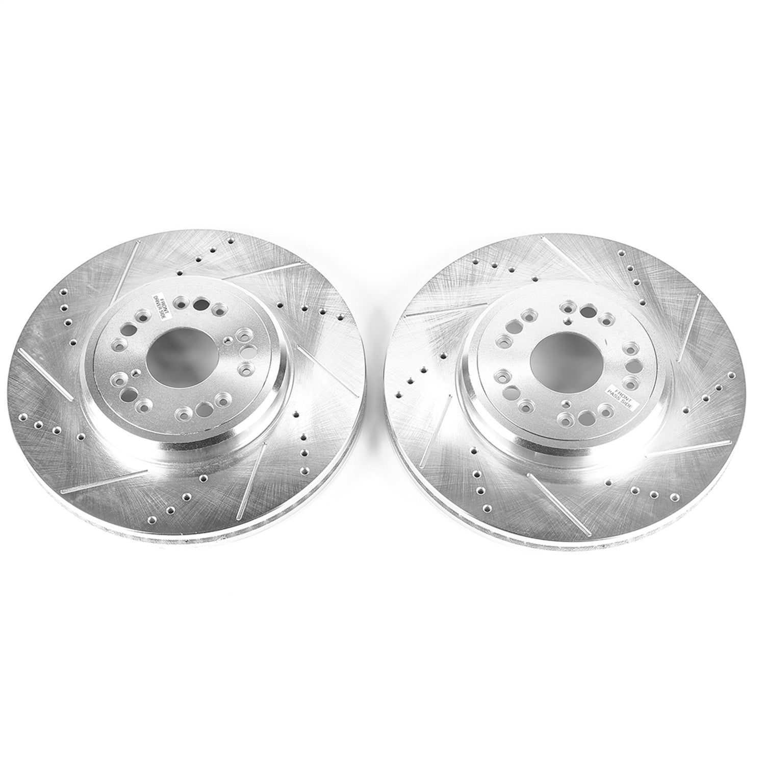 PowerStop Drilled & Slotted Front Evolution Rotors | Lexus LS400 (95-00) (JBR789XPR)