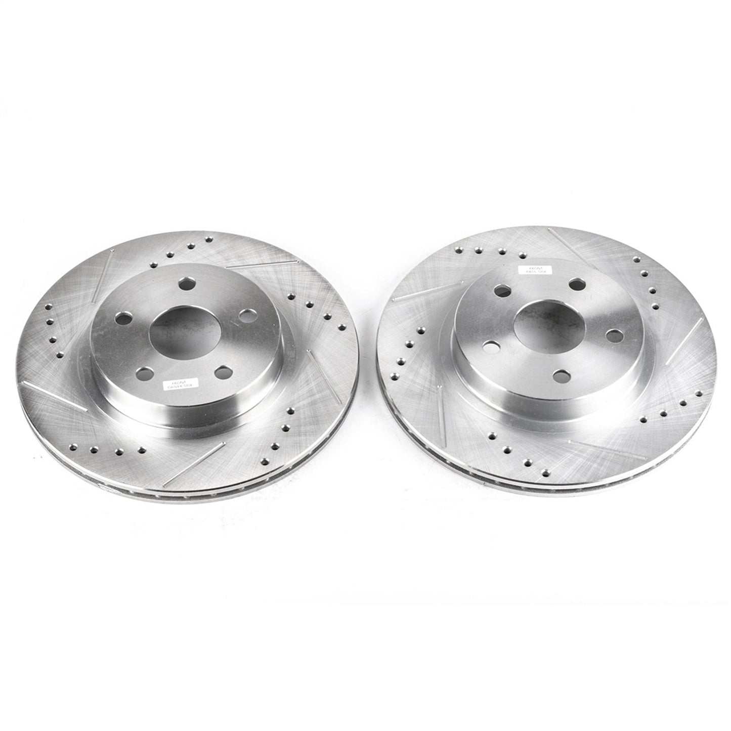 PowerStop Drilled & Slotted Front Rotors - Pair | Toyota RAV4 (96-00) (JBR793XPR)
