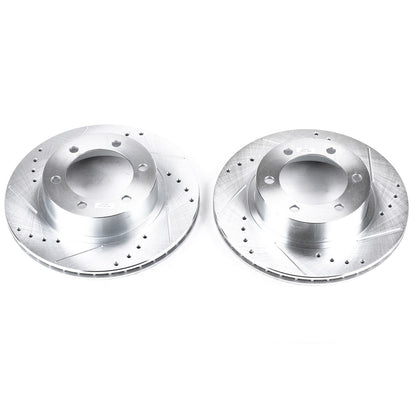 PowerStop Drilled & Slotted Front Evolution Rotors Pair | Toyota 4Runner (96-02) (JBR794XPR)