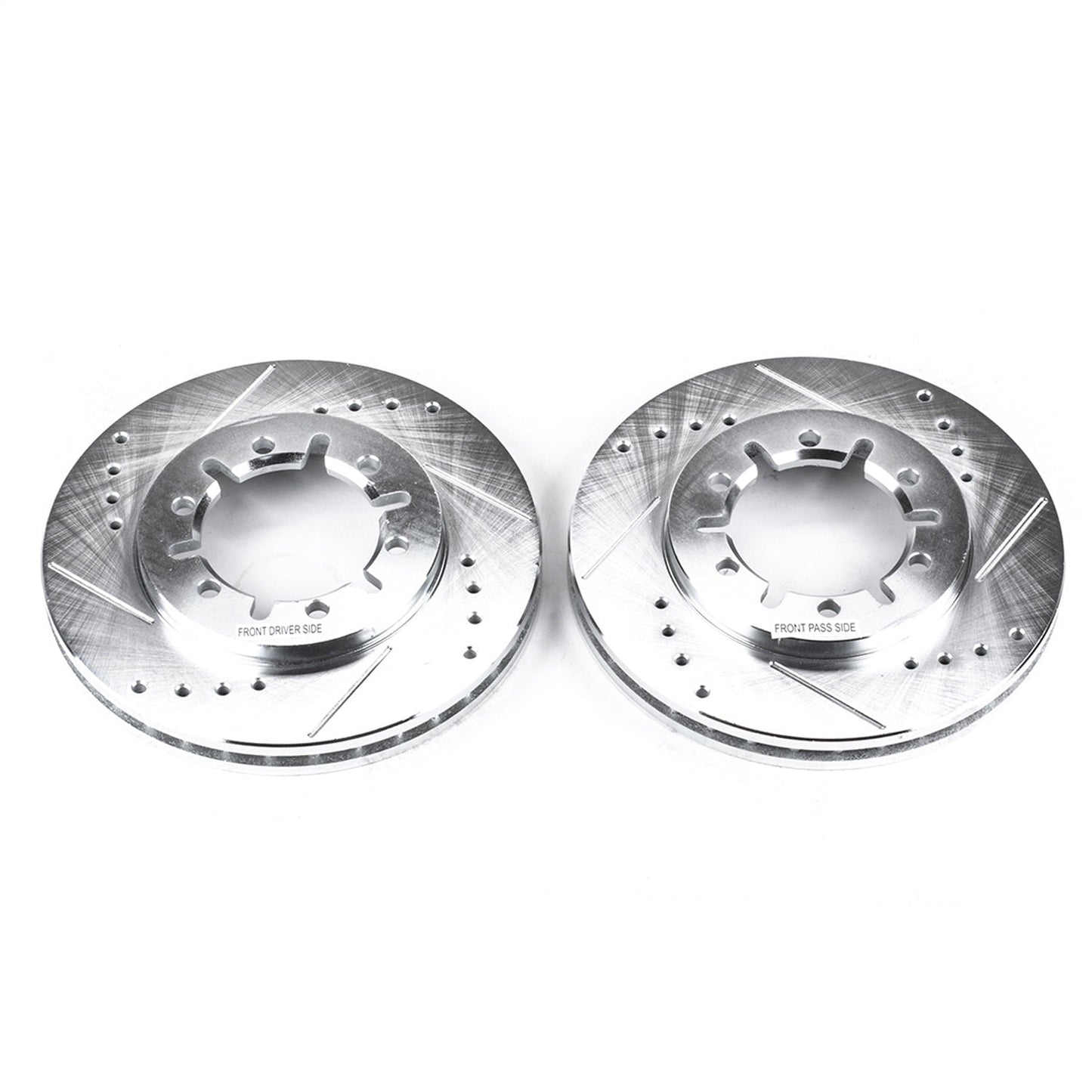 PowerStop Drilled & Slotted Front Evolution Rotors - Pair | Nissan Frontier (98-04) (JBR915XPR)