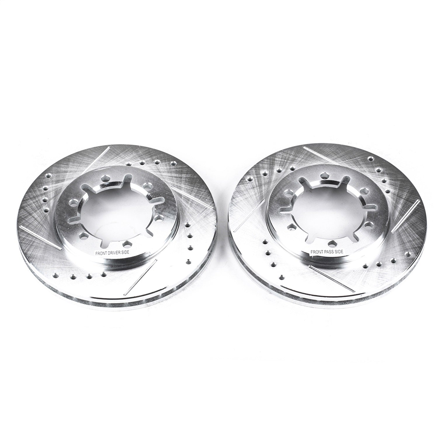 PowerStop Drilled & Slotted Front Evolution Rotors - Pair | Nissan Frontier (98-04) (JBR915XPR)