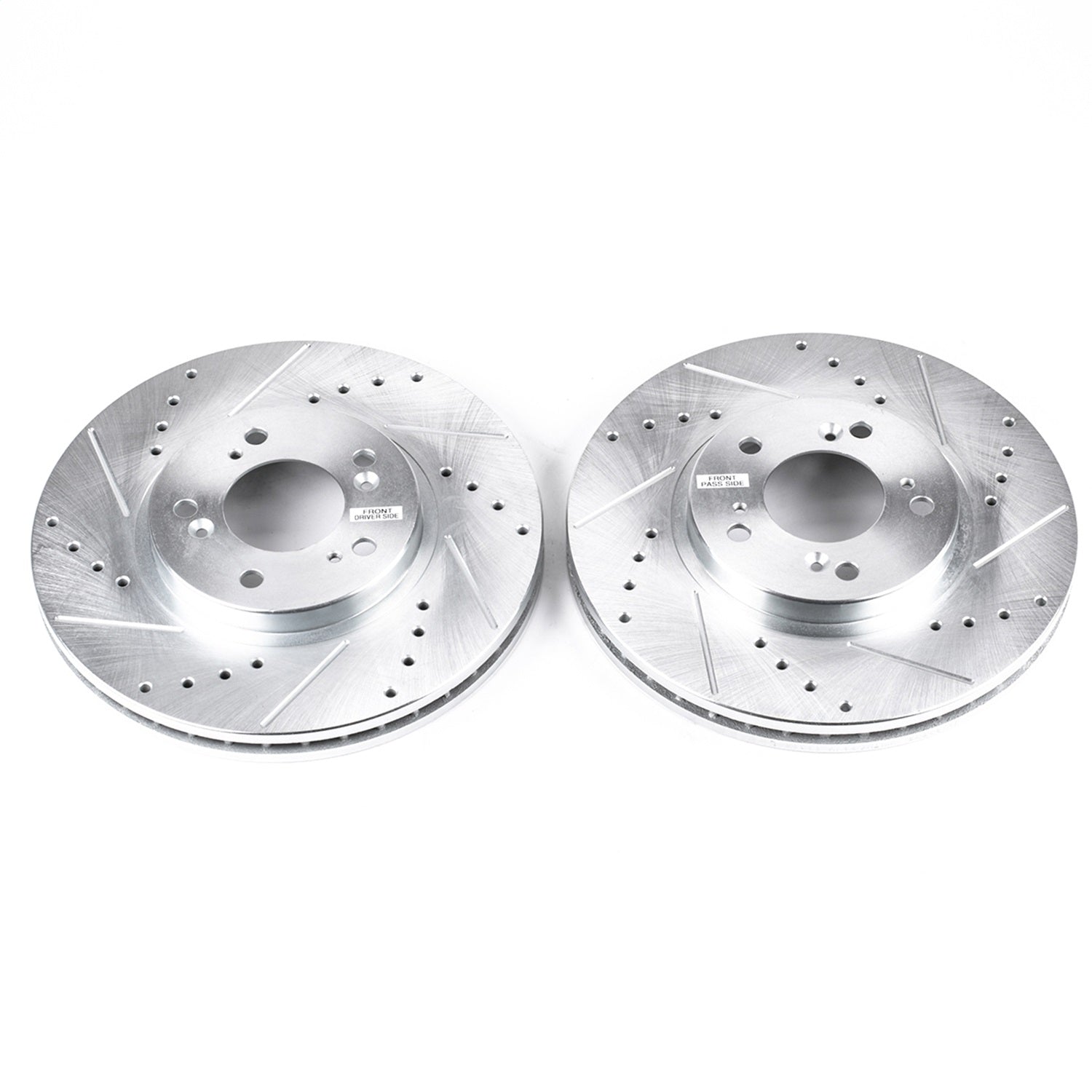 PowerStop Drilled & Slotted Front Rotors | Acura RL (99-04) (JBR927XPR)