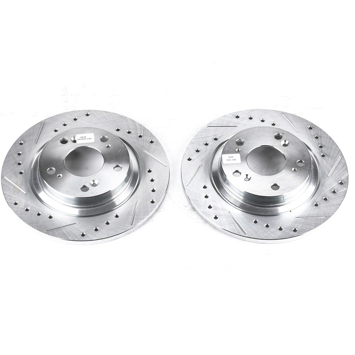 PowerStop Rear Evolution Drilled & Slotted Rotors | Honda S2000 (00-09) (JBR928XPR)