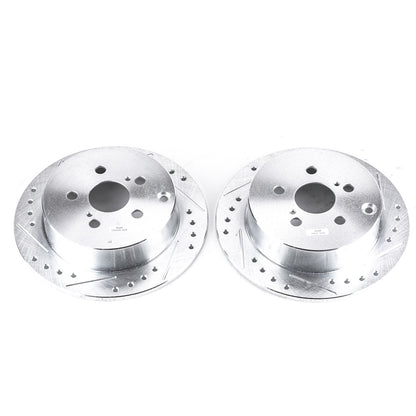 PowerStop Drilled & Slotted Rear Rotors | Pontiac Vibe (03-06) (JBR932XPR)