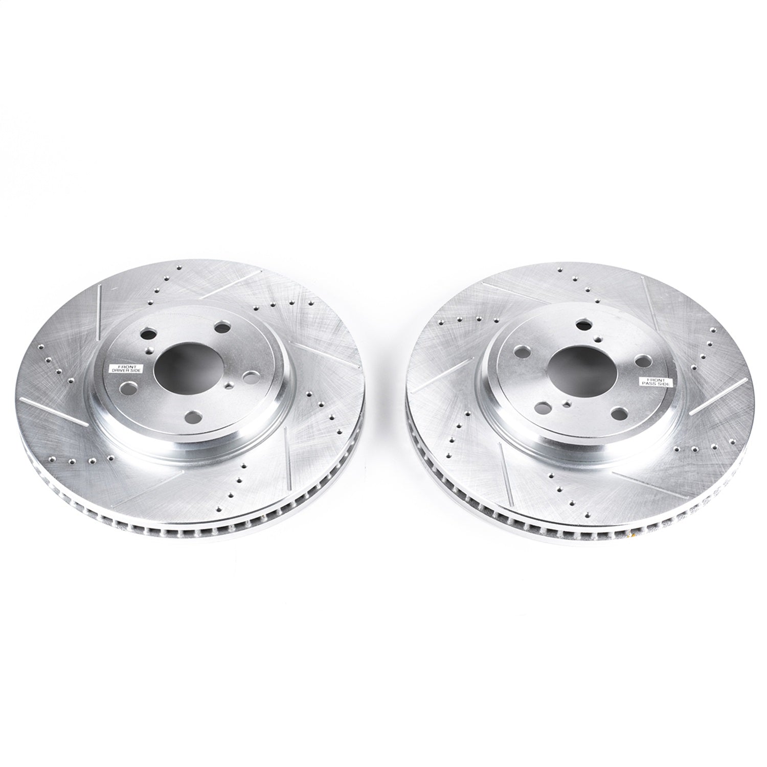 PowerStop Drilled & Slotted Front Rotors | Lexus LS430 (01-06) (JBR938XPR)