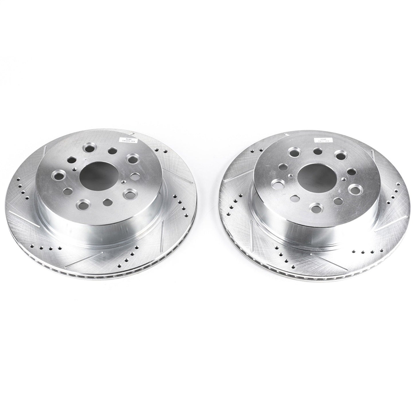 PowerStop Drilled & Slotted Rear Rotors | Lexus LS430 (01-06) (JBR939XPR)