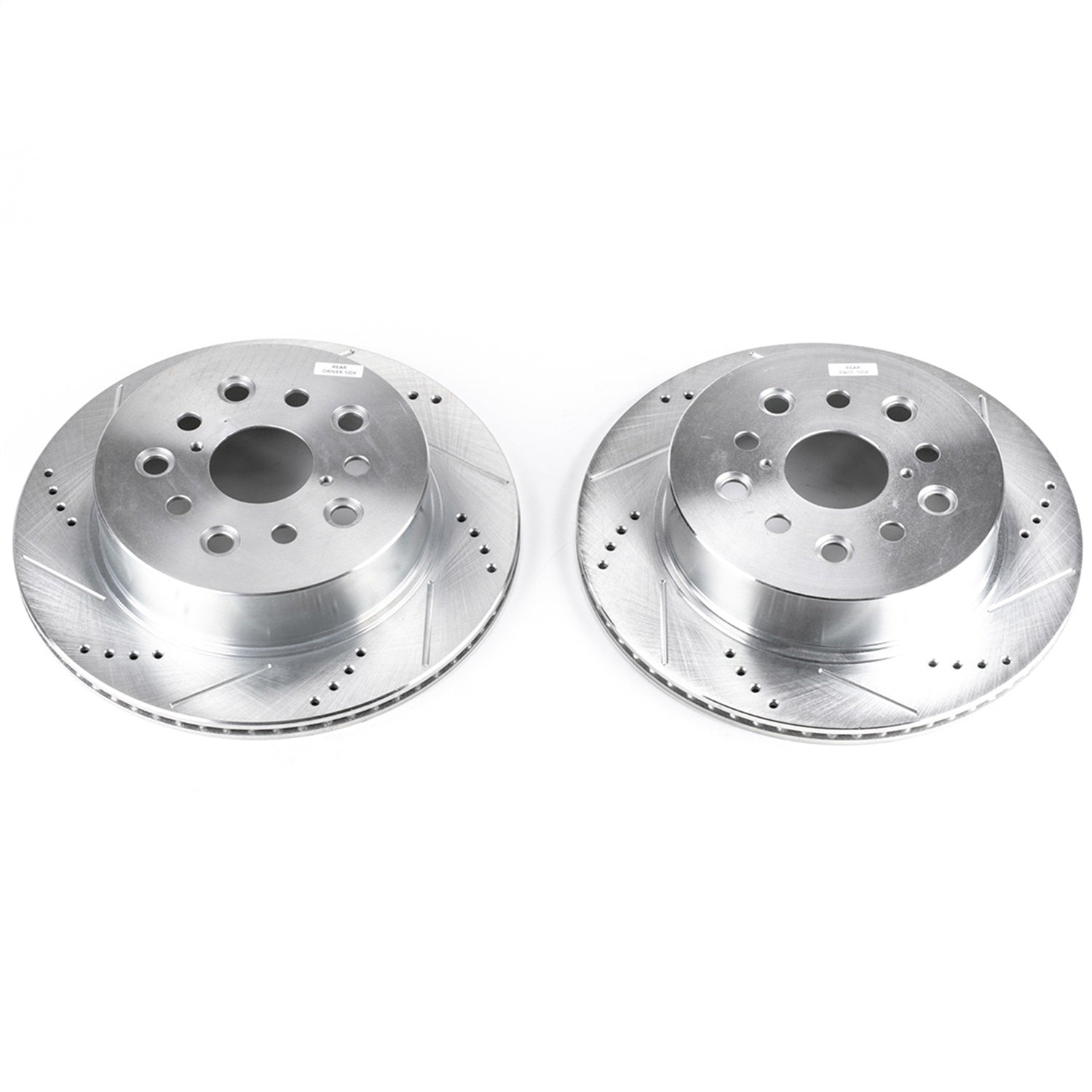 PowerStop Drilled & Slotted Rear Rotors | Lexus LS430 (01-06) (JBR939XPR)