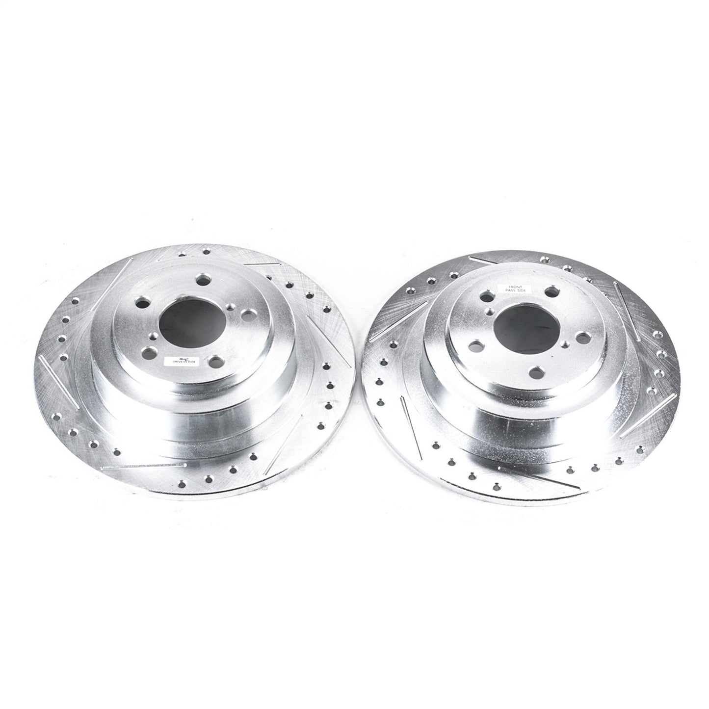 PowerStop Rear Evolution Drilled & Slotted Rotors | Subaru Baja (03-06) (JBR945XPR)