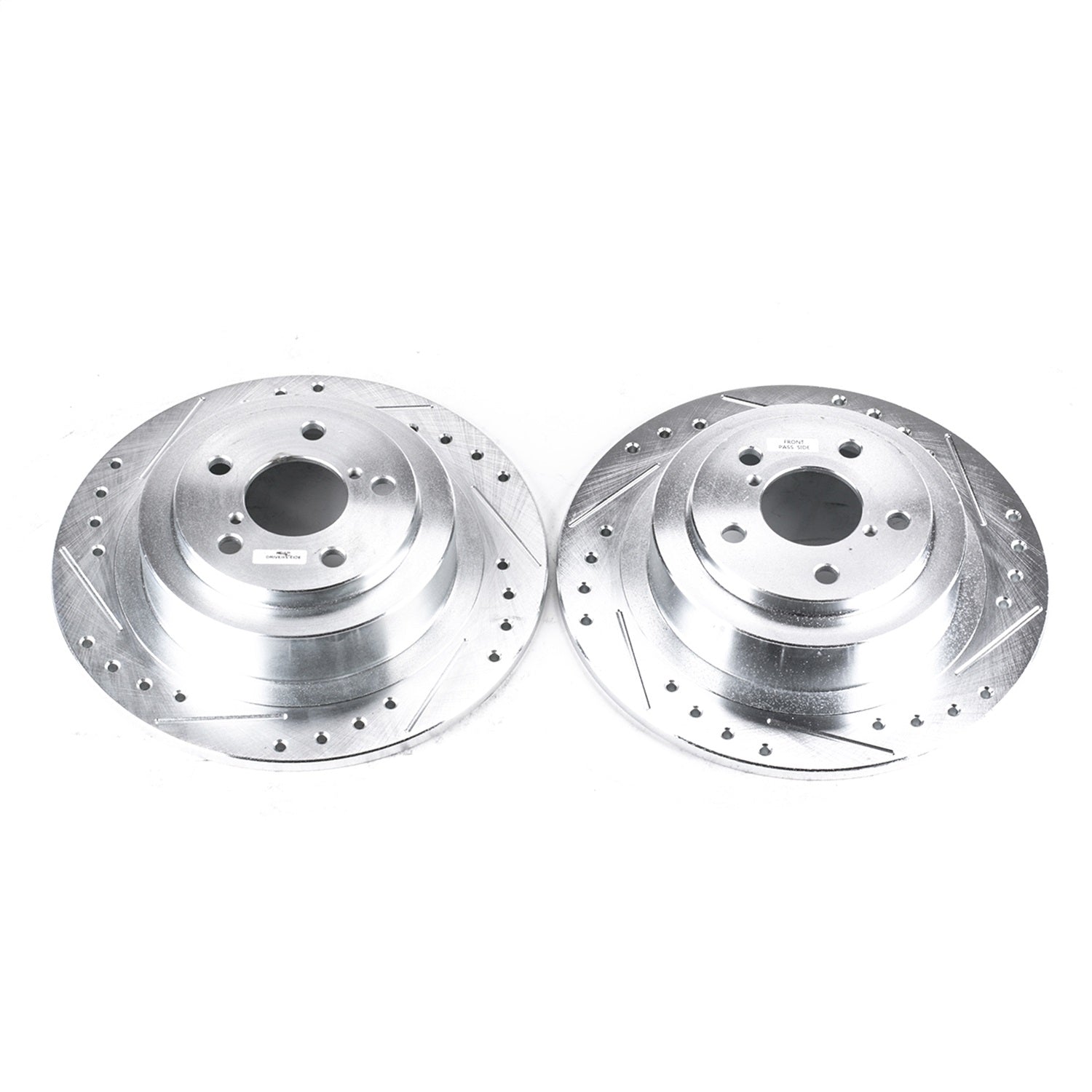 PowerStop Rear Evolution Drilled & Slotted Rotors | Subaru Baja (03-06) (JBR945XPR)