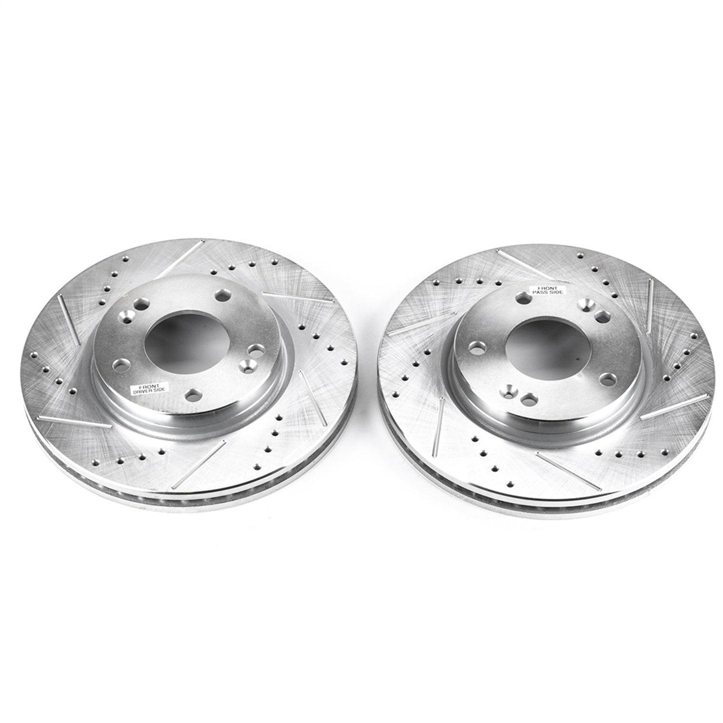 PowerStop Front Evolution Drilled & Slotted Rotors - Pair | Hyundai Santa Fe (01-05) (JBR949XPR)