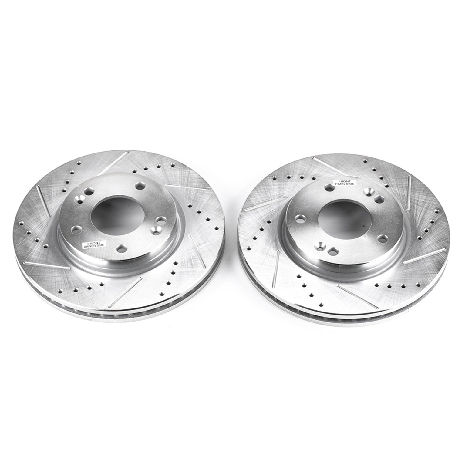PowerStop Front Evolution Drilled & Slotted Rotors - Pair | Hyundai Santa Fe (01-05) (JBR949XPR)