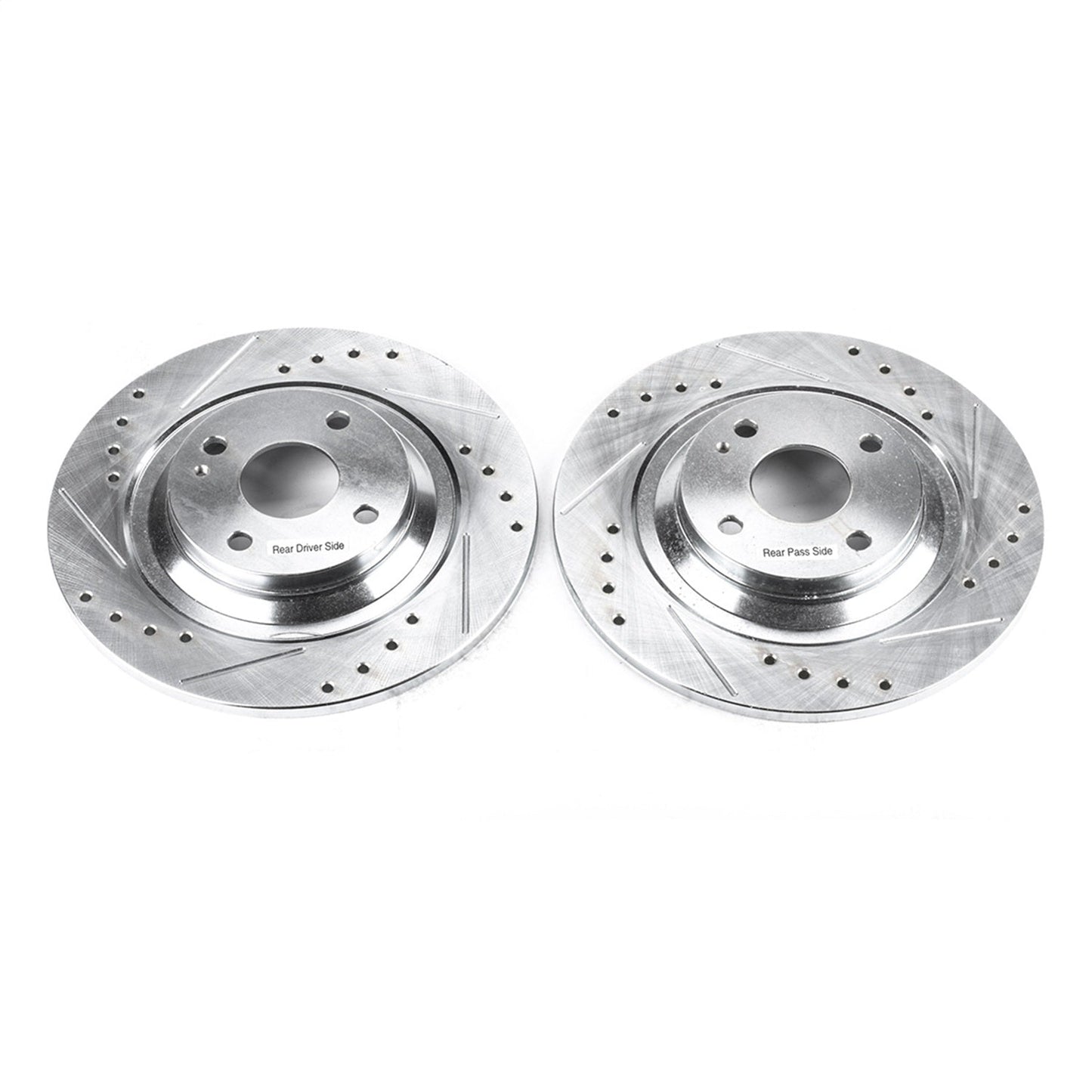 PowerStop Drilled & Slotted Rear Rotors | Mazda Miata (01-05) (JBR951XPR)