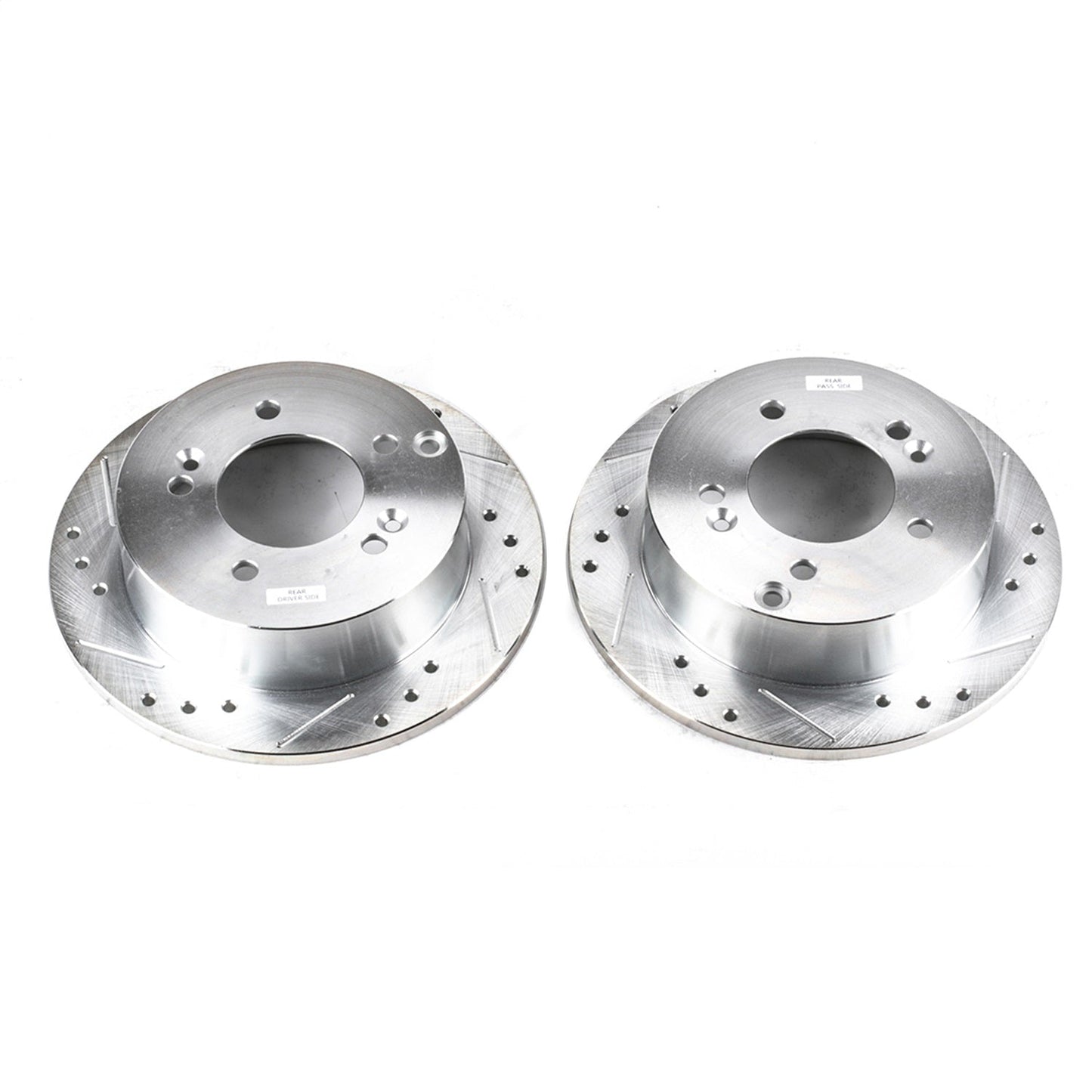 PowerStop Drilled & Slotted Rear Rotors Pair | Hyundai Sonata (06-10) (JBR959XPR)