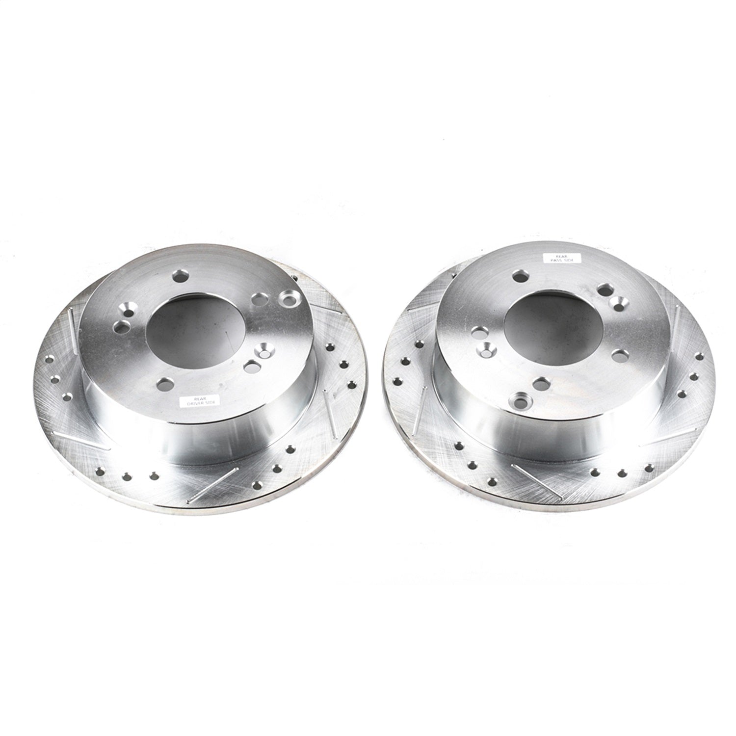 PowerStop Drilled & Slotted Rear Rotors Pair | Hyundai Sonata (06-10) (JBR959XPR)