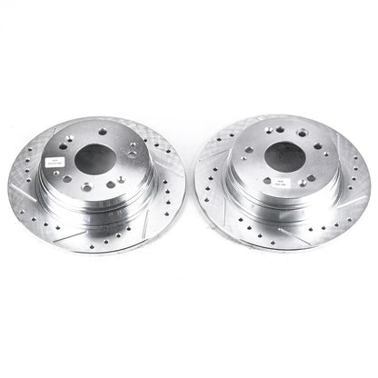 PowerStop Rear Drilled & Slotted Rotors | Acura CL (01-03) (JBR961XPR)