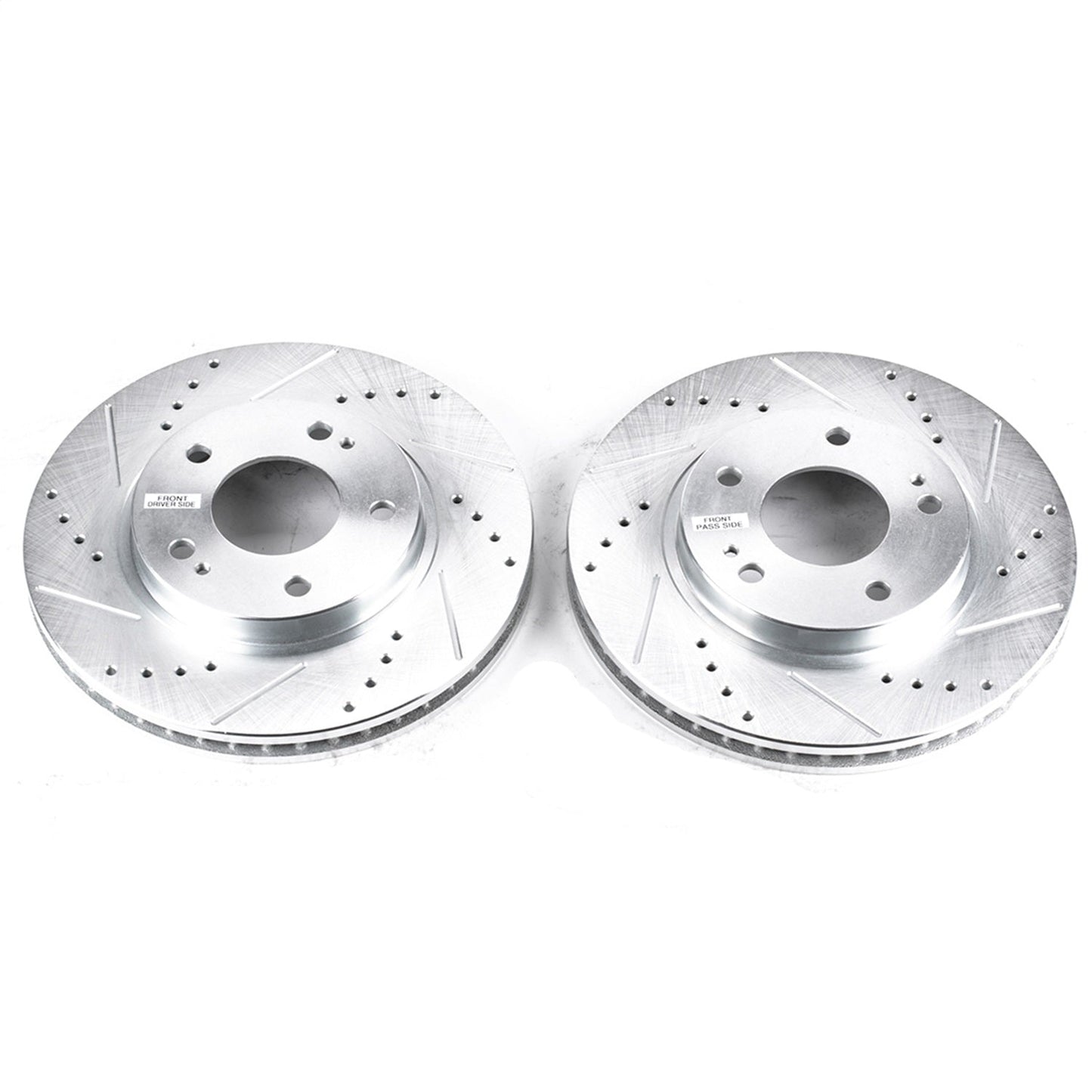 PowerStop Drilled & Slotted Front Rotors | Chrysler Sebring (01-05) (JBR966XPR)