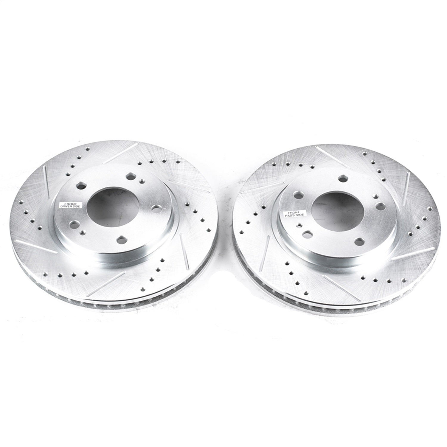 PowerStop Drilled & Slotted Front Rotors | Chrysler Sebring (01-05) (JBR966XPR)