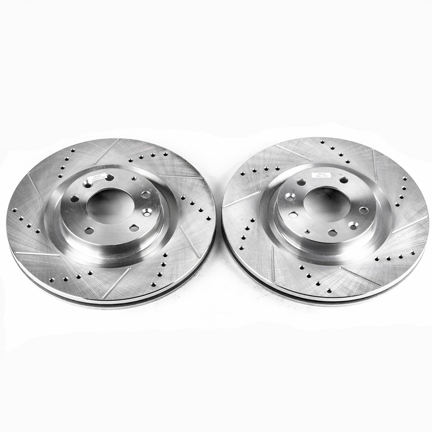 PowerStop Front Evolution Drilled & Slotted Rotors - Pair | Mazda RX-8 (04-11) (JBR968XPR)