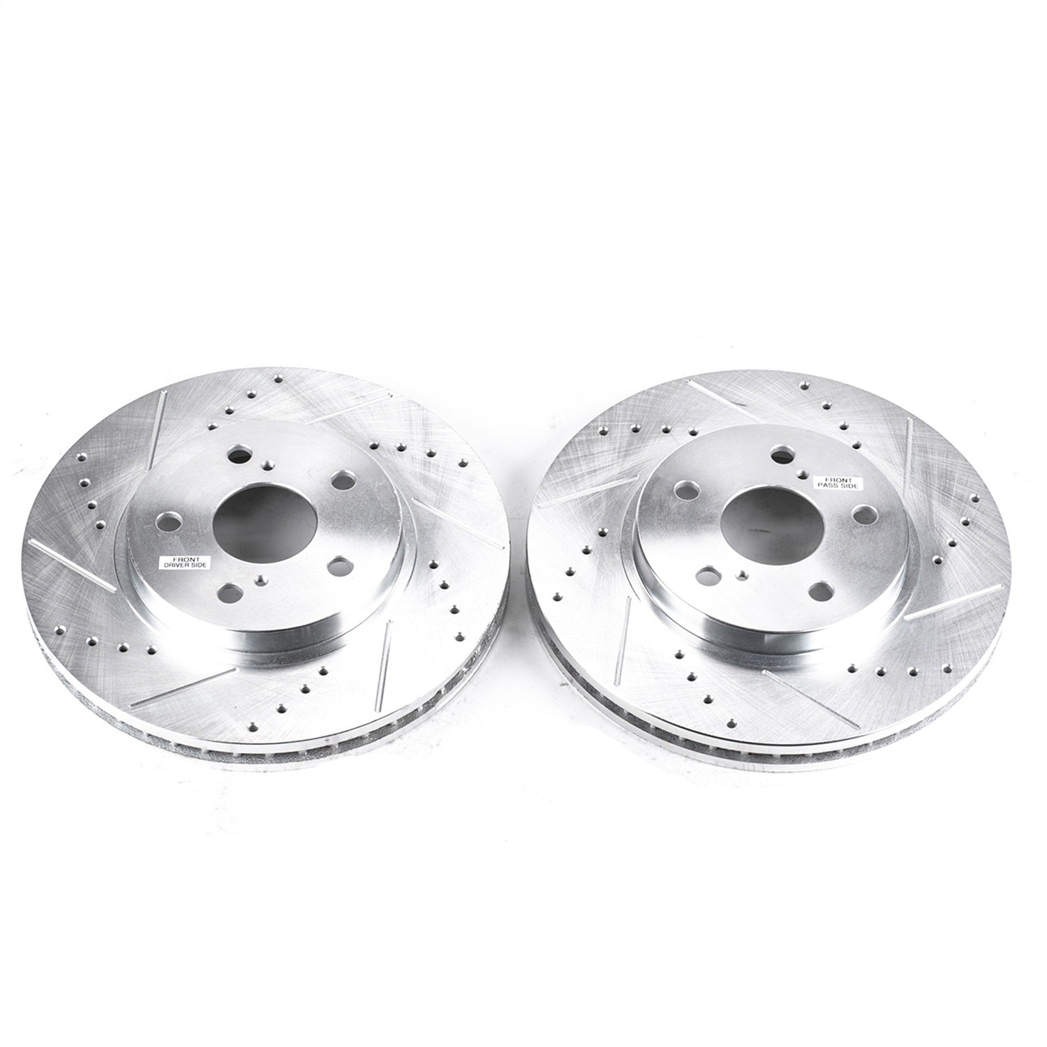 PowerStop Drilled & Slotted Front Rotors - Pair | Lexus ES300 (02) (JBR972XPR)