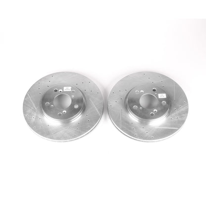 PowerStop Drilled & Slotted Front Rotors | Honda Ridgeline (06-14) (JBR984XPR)