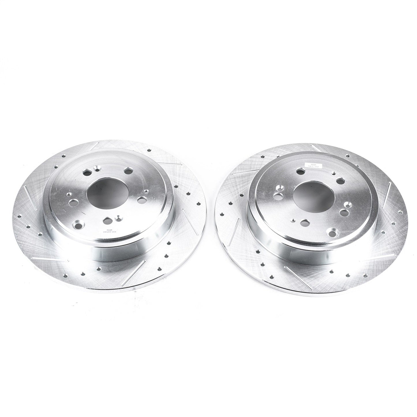 PowerStop Rear Evolution Drilled & Slotted Rotors | Honda Ridgeline (06-14) (JBR985XPR)
