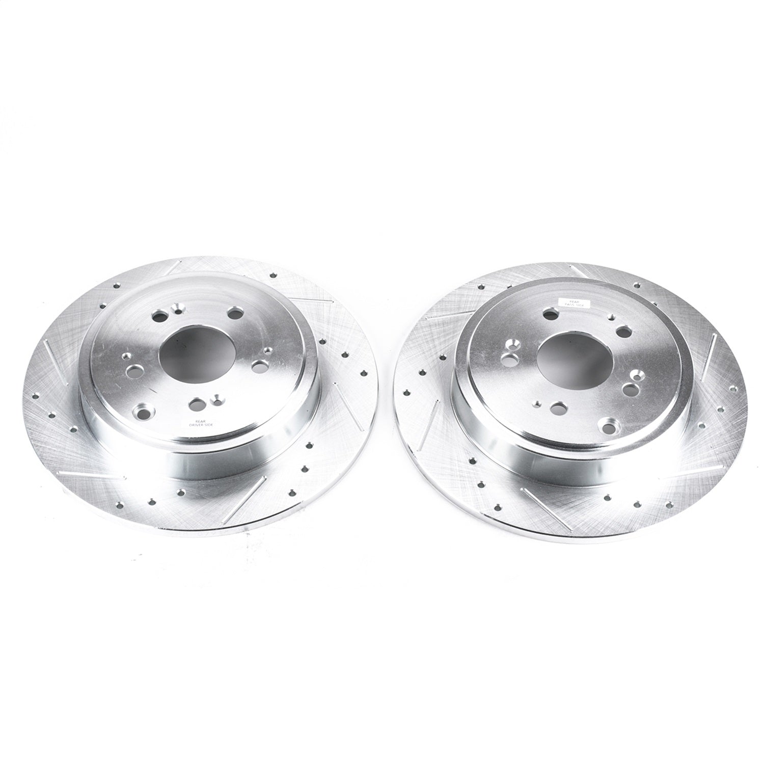 PowerStop Rear Evolution Drilled & Slotted Rotors | Honda Ridgeline (06-14) (JBR985XPR)
