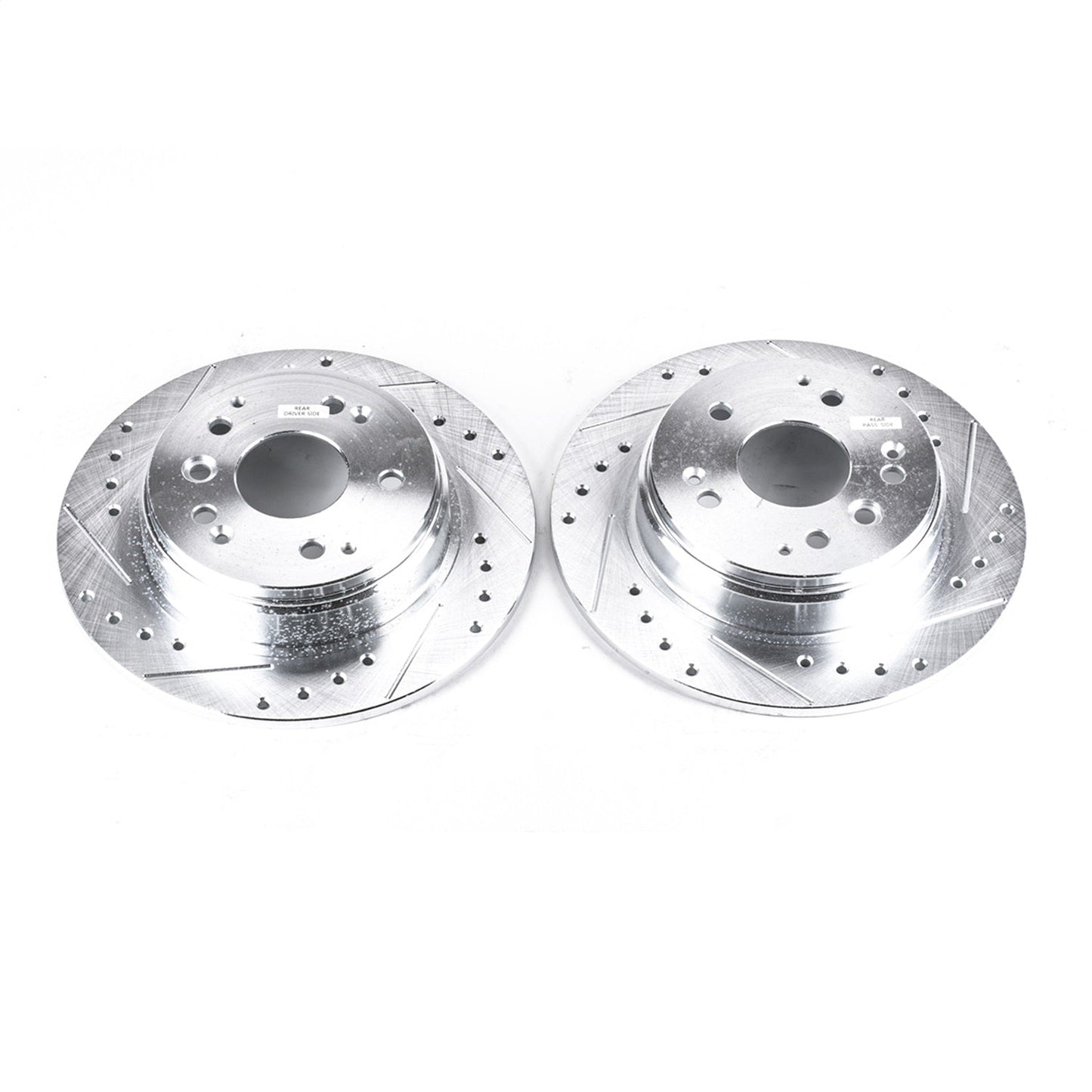 PowerStop Drilled & Slotted Rear Rotors Pair | Acura TL (04-08) (JBR987XPR)