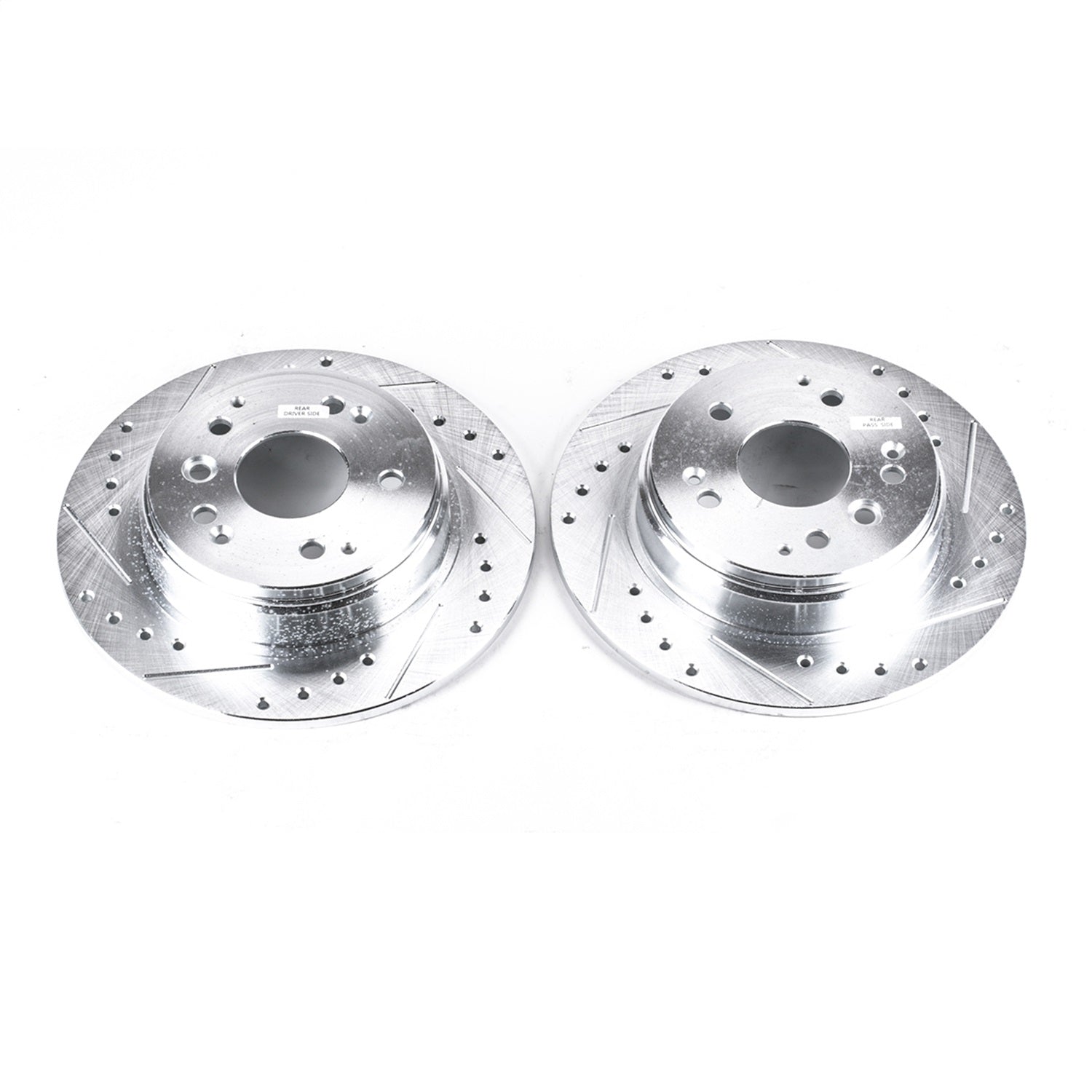 PowerStop Drilled & Slotted Rear Rotors Pair | Acura TL (04-08) (JBR987XPR)