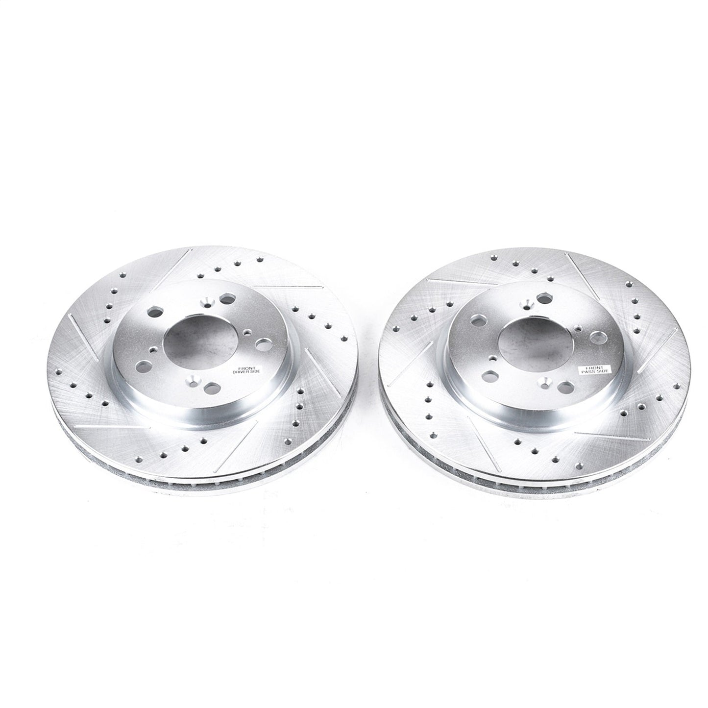 PowerStop Drilled & Slotted Front Rotors | Honda Odyssey (05-10) (JBR989XPR)