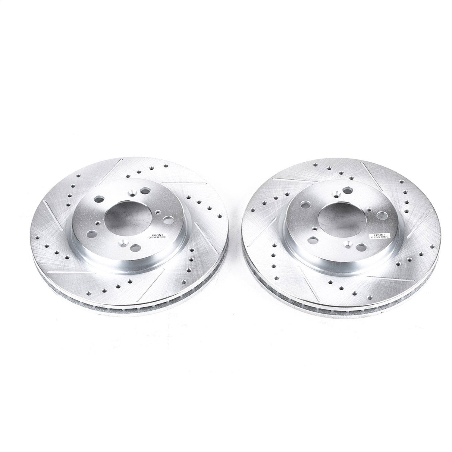 PowerStop Drilled & Slotted Front Rotors | Honda Odyssey (05-10) (JBR989XPR)
