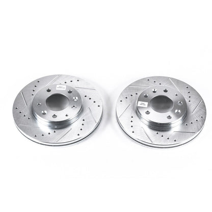 PowerStop Drilled & Slotted Front Rotors | Mazda 6 (03-05) (JBR998XPR)
