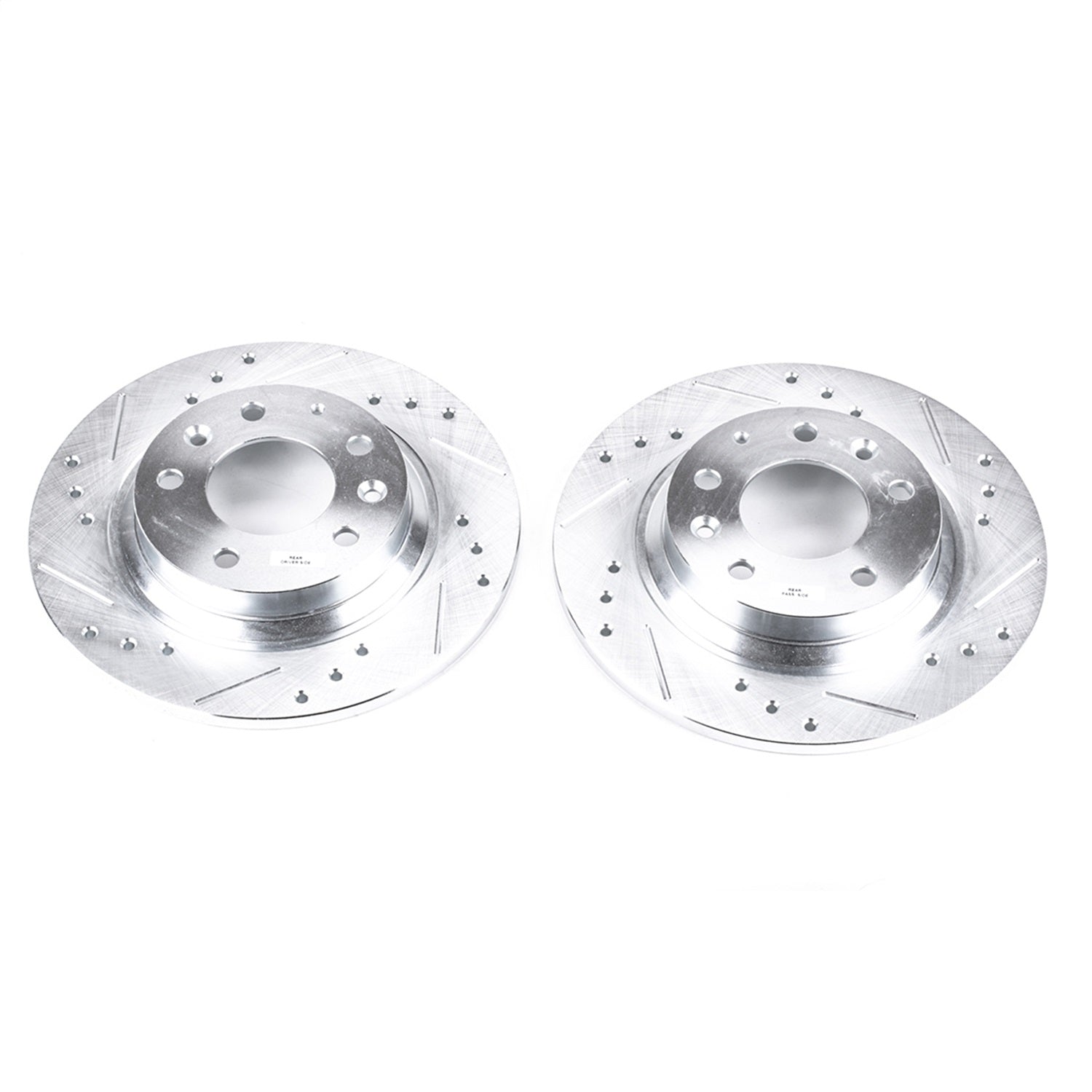 PowerStop Rear Evolution Drilled & Slotted Rotors - Pair | Ford Fusion (06-12) (JBR999XPR)