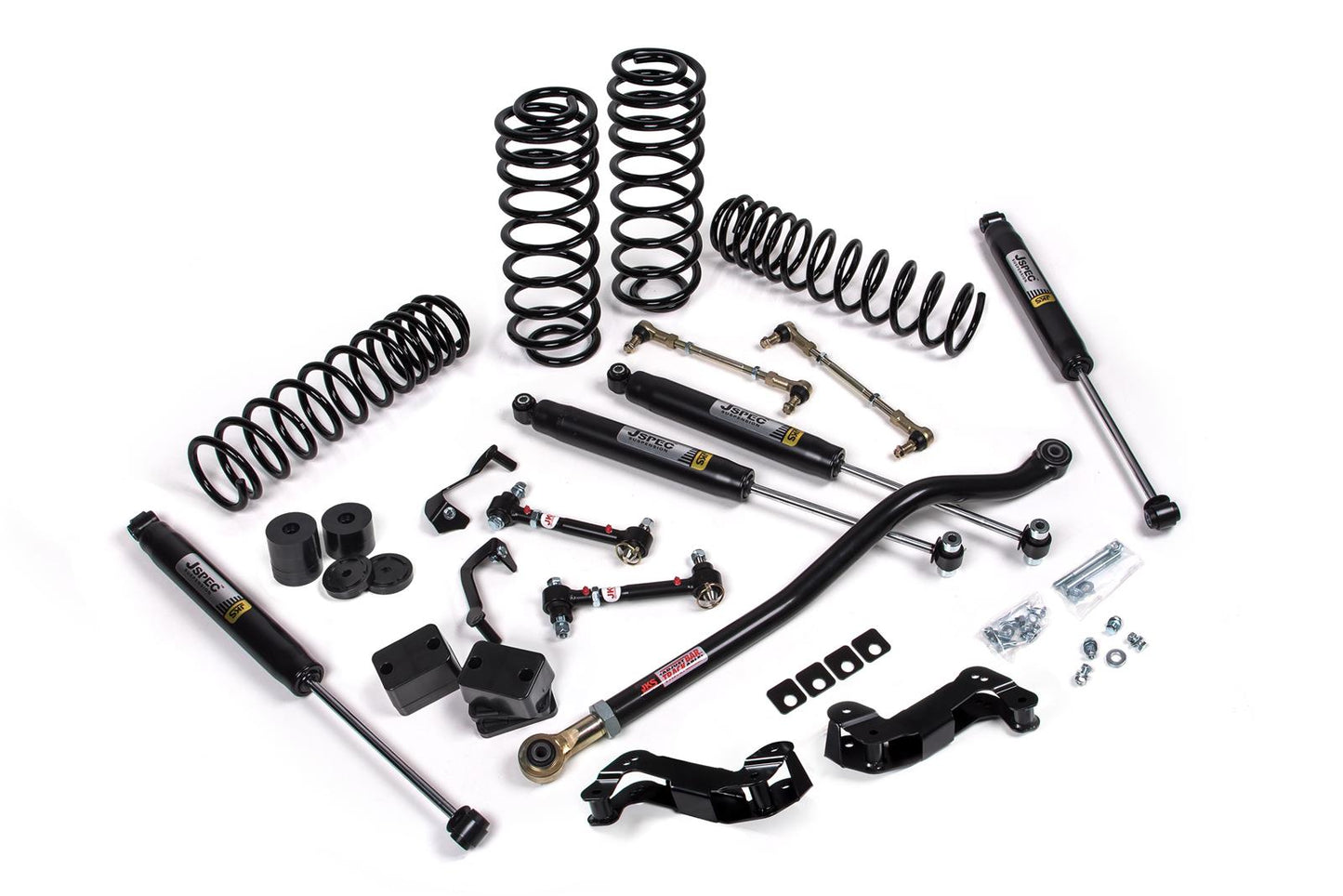 JKS 18-21 Jeep JL J-Kontrol 3.5in 4Dr w/Fox 2.5 Performance Elite Series Shocks STD Rate Coils