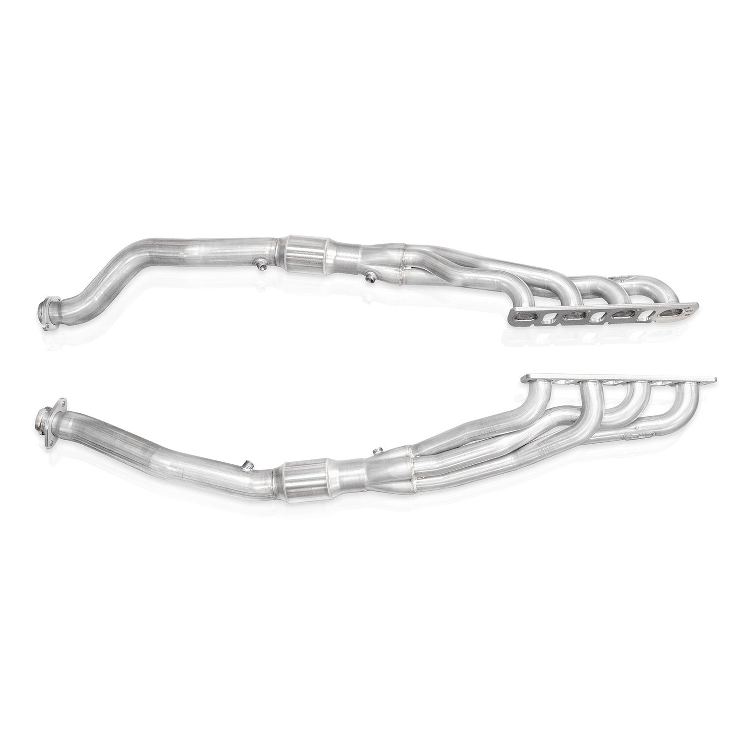 Stainless Works JP57HCAT 304 SS Catted Long Tube Headers for 11-23 Jeep Grand