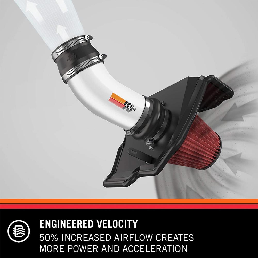 K&N Typhoon Air Intake System | 2015-2017 Ford Mustang V6 (69-3536TTK)