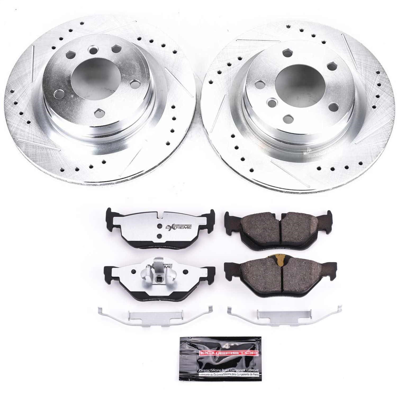PowerStop Rear Z26 Street Warrior Brake Kit | BMW 325i (2006) (K044-26)