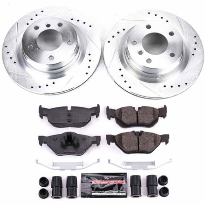 PowerStop Rear Z23 Evolution Sport Brake Kit | BMW 325i (2006) (K044)