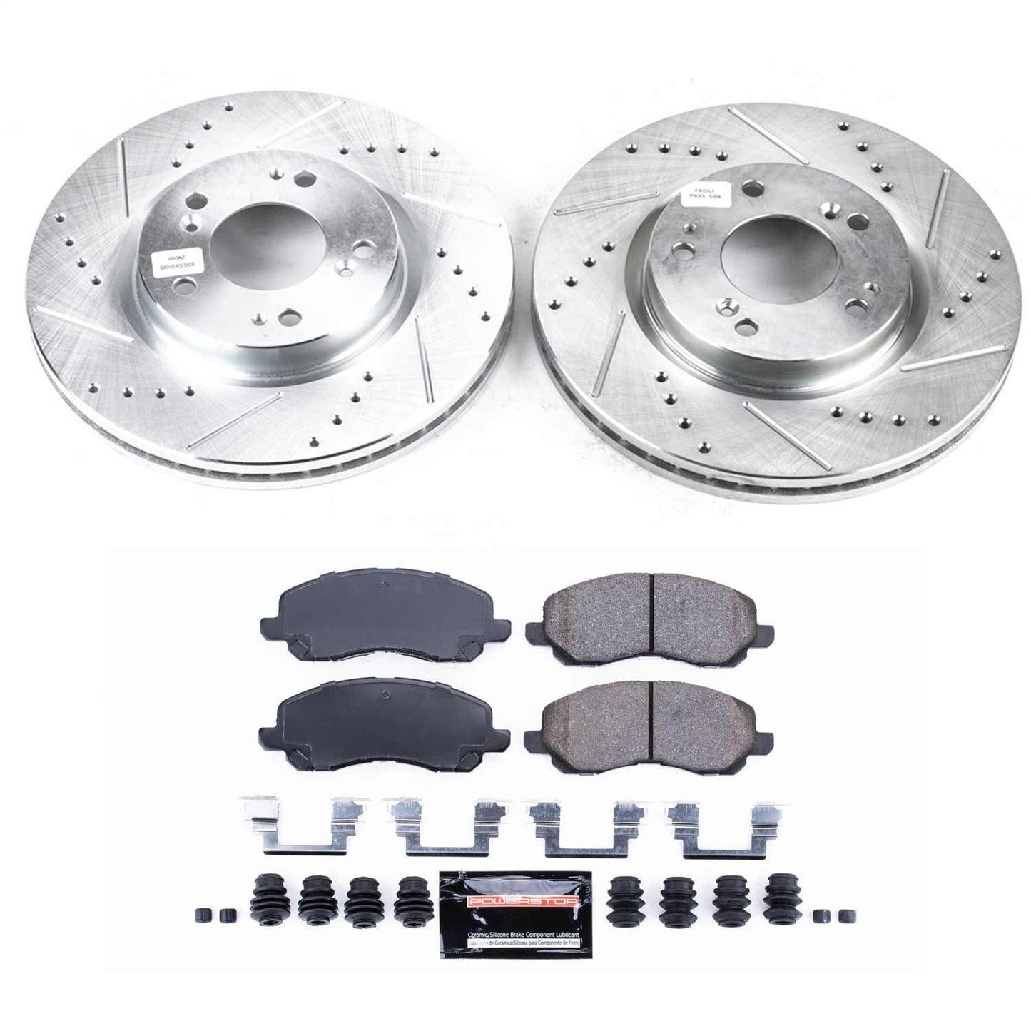 PowerStop Front Z23 Evolution Sport Brake Kit | Mitsubishi Eclipse (06-12) (K094)