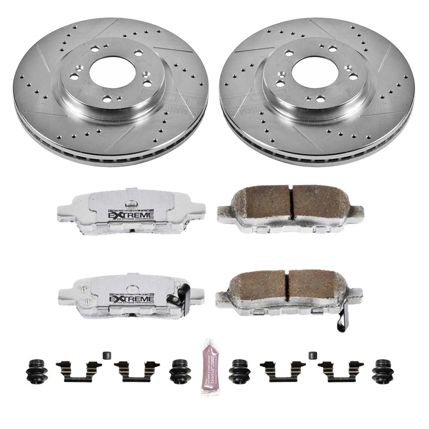 PowerStop Rear Z26 Street Warrior Brake Kit | Nissan Altima (02-06) (K098-26)