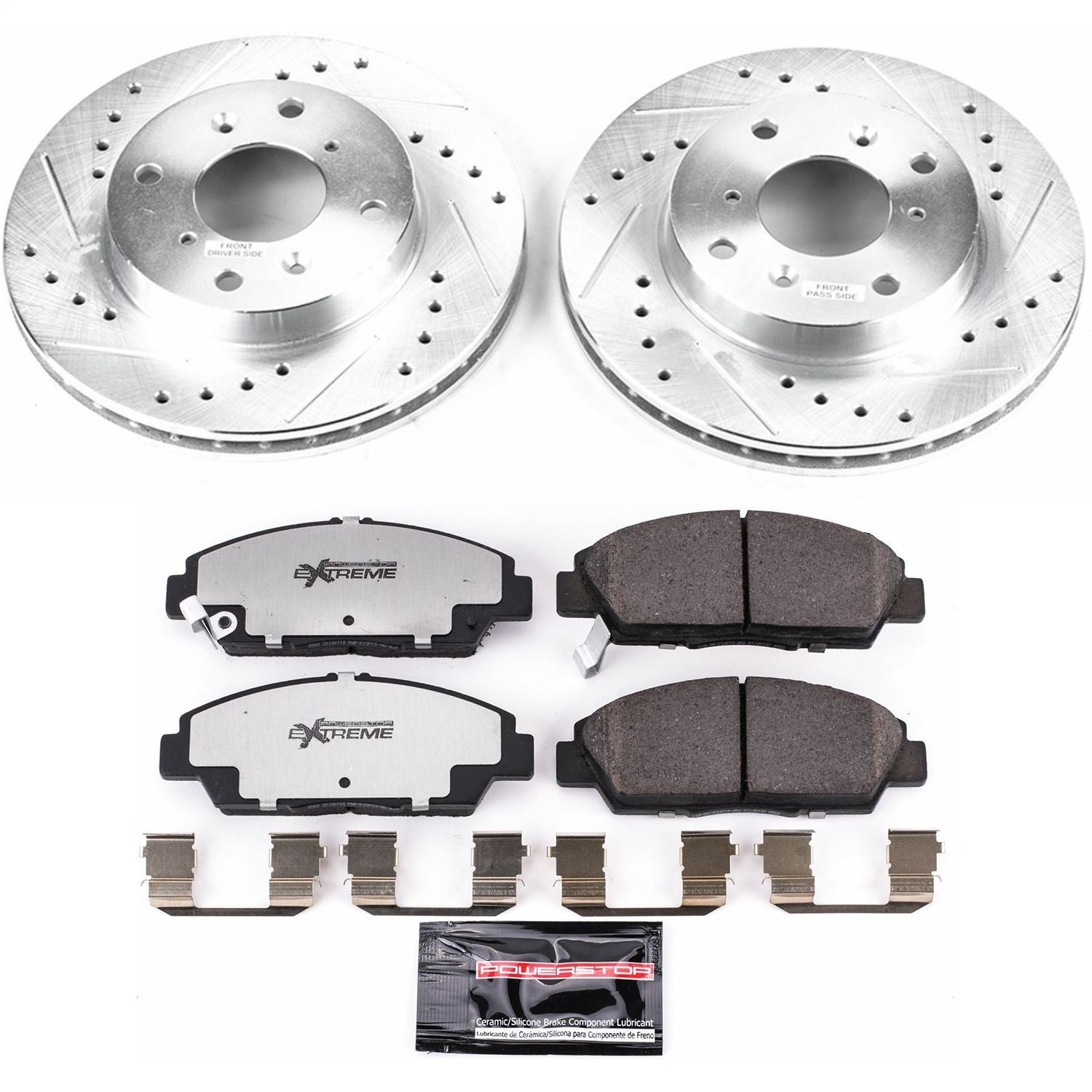 PowerStop Front Z26 Street Warrior Brake Kit | Honda Prelude (92-96) (K1033-26)